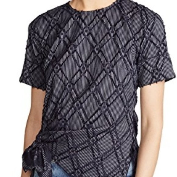 10 Crosby Derek Lam Tops - Crosby Derek Lam Short Sleeve Top Cotton/Poly New Tags $295